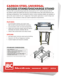 Carbon Steel Universal Access Stand / Discharge Stand thumbnail