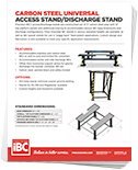 Carbon Steel Universal Access Stand / Discharge Stand thumbnail